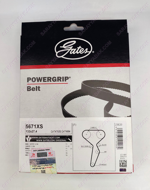 بهترین تسمه تایم پاورگریپ ( گیتس ) سمند EF7