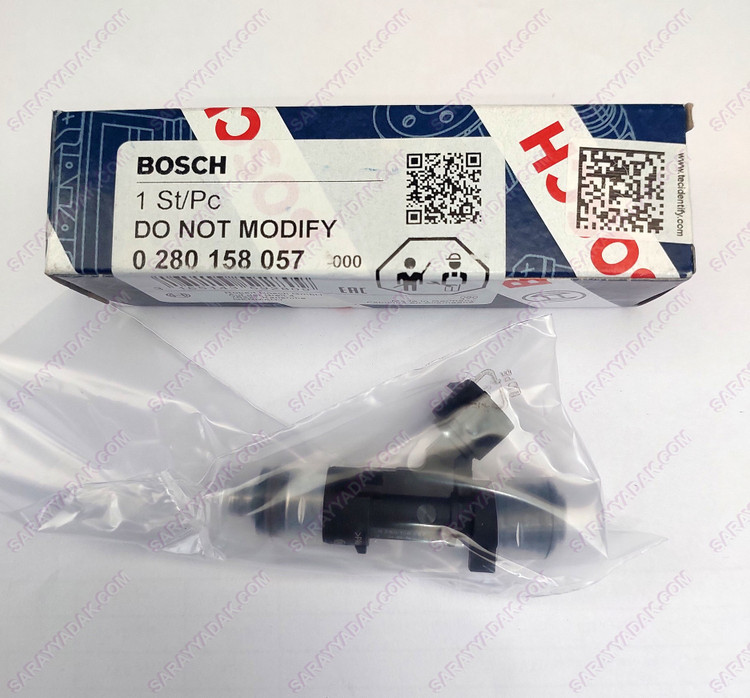 انژکتور پژو 206 تیپ 5 ( موتورTU5) با اورینگ EMS:BOSCH شرکتی ایساکو اصل 0130101413