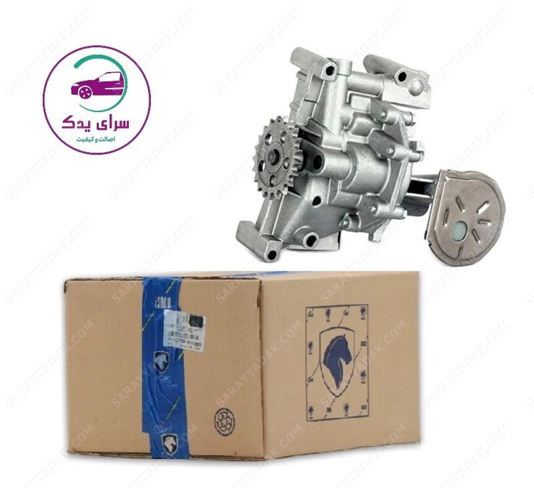 اویل پمپ پژو 206 تیپ 5 ( موتور TU5 ) 21 دندانه شرکتی ایساکو اصل