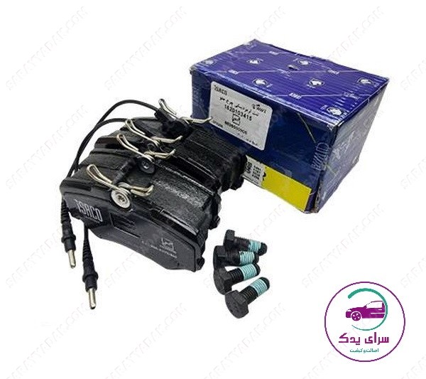 لنت ترمز جلو پژو 206 تیپ 2 برند تکستار شرکتی ایساکو اصل