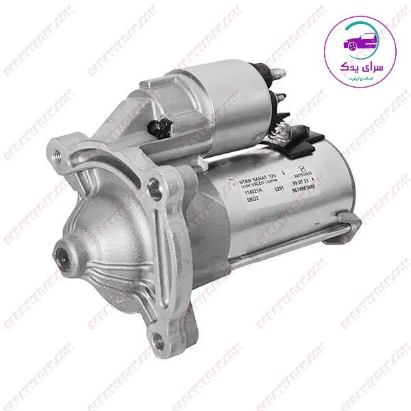استارت پژو 206 و سمند EF7 مدل D6G3 جدید ولتاژ 12 شرکتی عظام اصل ( طرح والئو )