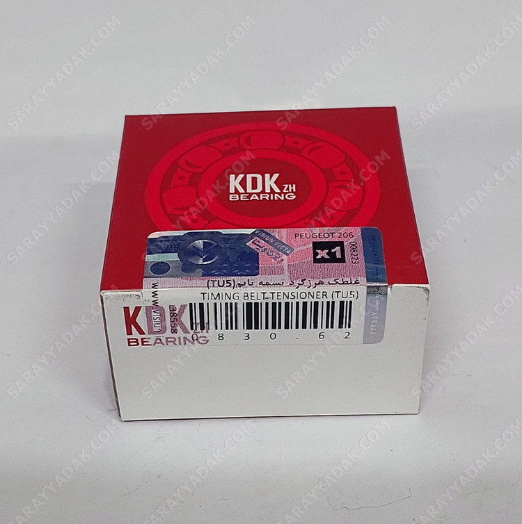 غلتک تسمه تایم ثابت پژو 206 تیپ 5 - KDK اصلی با لیبل ویژن