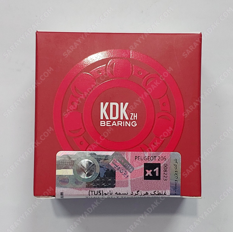 غلتک تسمه تایم ثابت پژو 206 تیپ 5 - KDK اصلی با لیبل ویژن