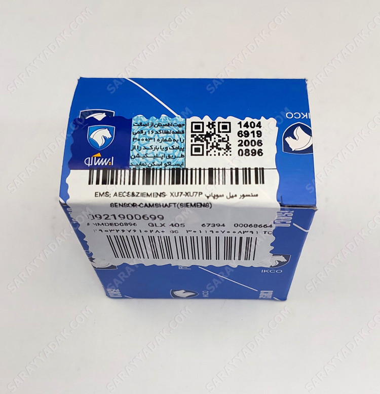 سنسور میل سوپاپ زیمنس پژو 405 شرکتی ایساکو اصل 0921900699