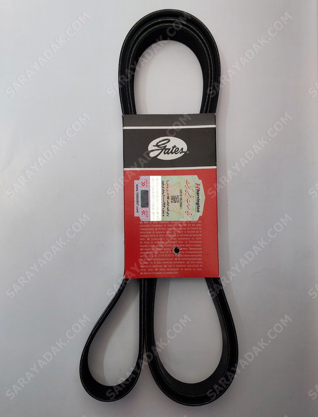 تسمه دینام سمند EF7 و دنا پاورگریپ ( GATES ) اصلی با لیبل هرینگتون