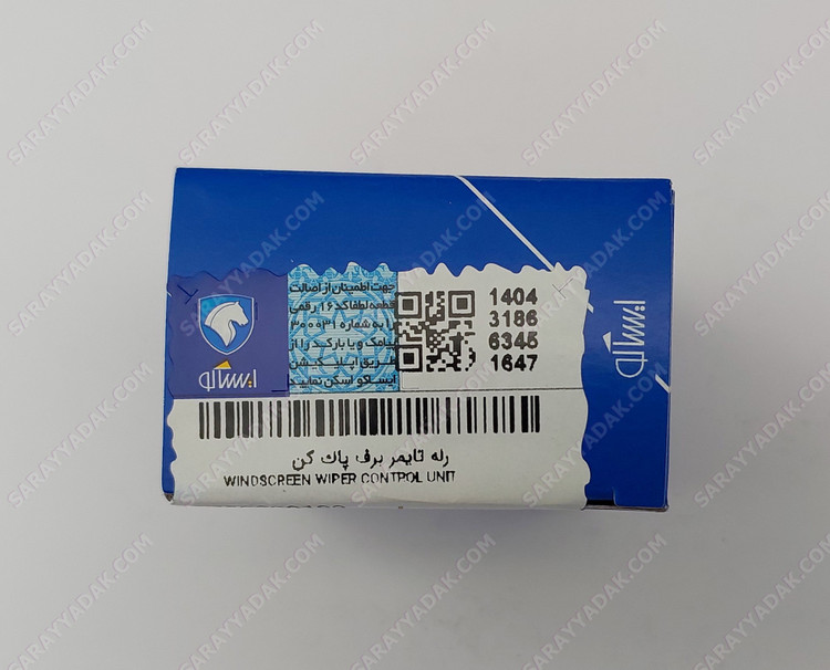 رله تایمر برف پاک کن پژو 405 ، پارس و سمند شرکتی ایساکو اصل 0750800199