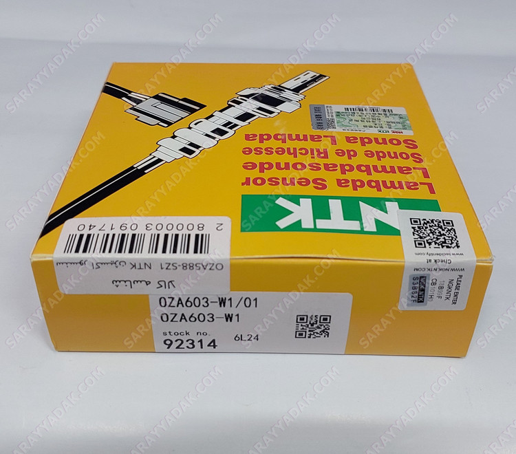 سنسور اکسیژن پژو 405 ، پارس و 206 زیمنس گپ دار NTK زرد (ساخت ژاپن )