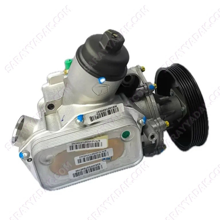 اویل ماژول سمند EF7 با واتر پمپ 6 پره شرکتی ایساکو اصل 0720301199