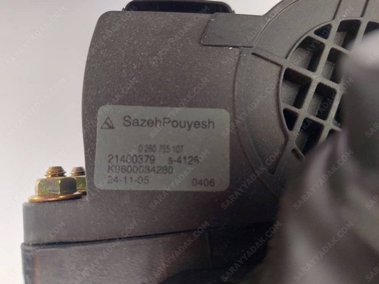 پدال گاز برقی سمند موتورEF7 با سیستم EMS : BOSCH شرکتی ایساکو اصل 0320302599