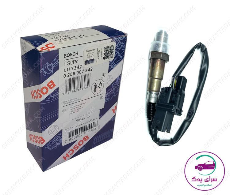 سنسور اکسیژن بالایی سمند موتور ملی EF7 و دنا برند بوش اصل