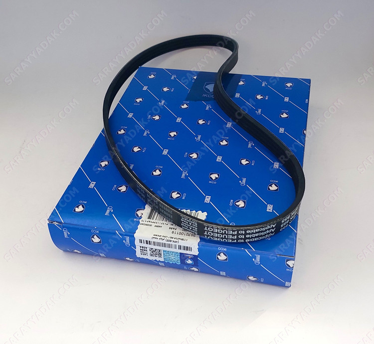 بهترین تسمه دینام پژو 405SLX و پارس TU5 شرکتی ایساکو اصل