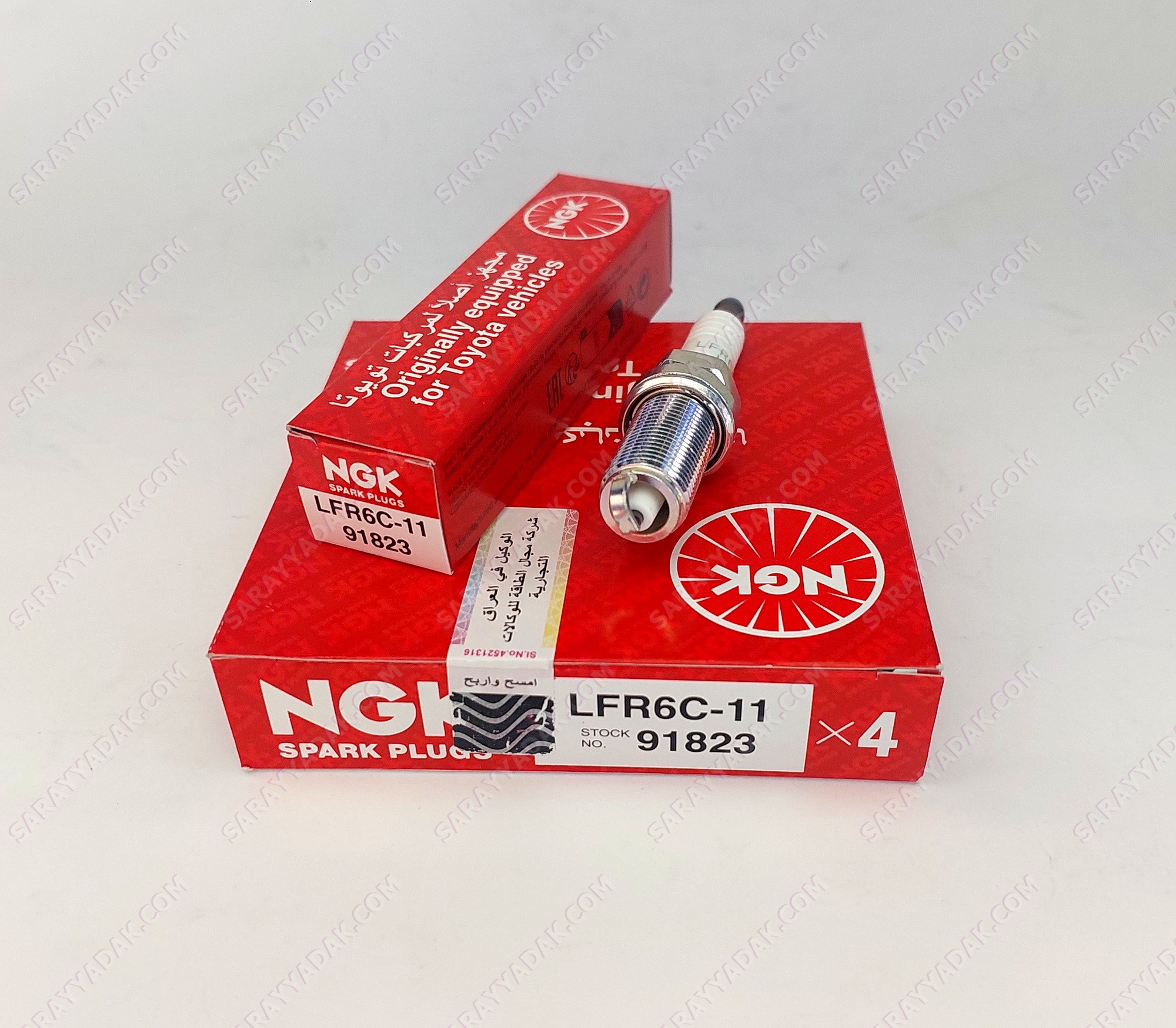 شمع موتور پژو 206 تیپ 5 NGK اصل ژاپن