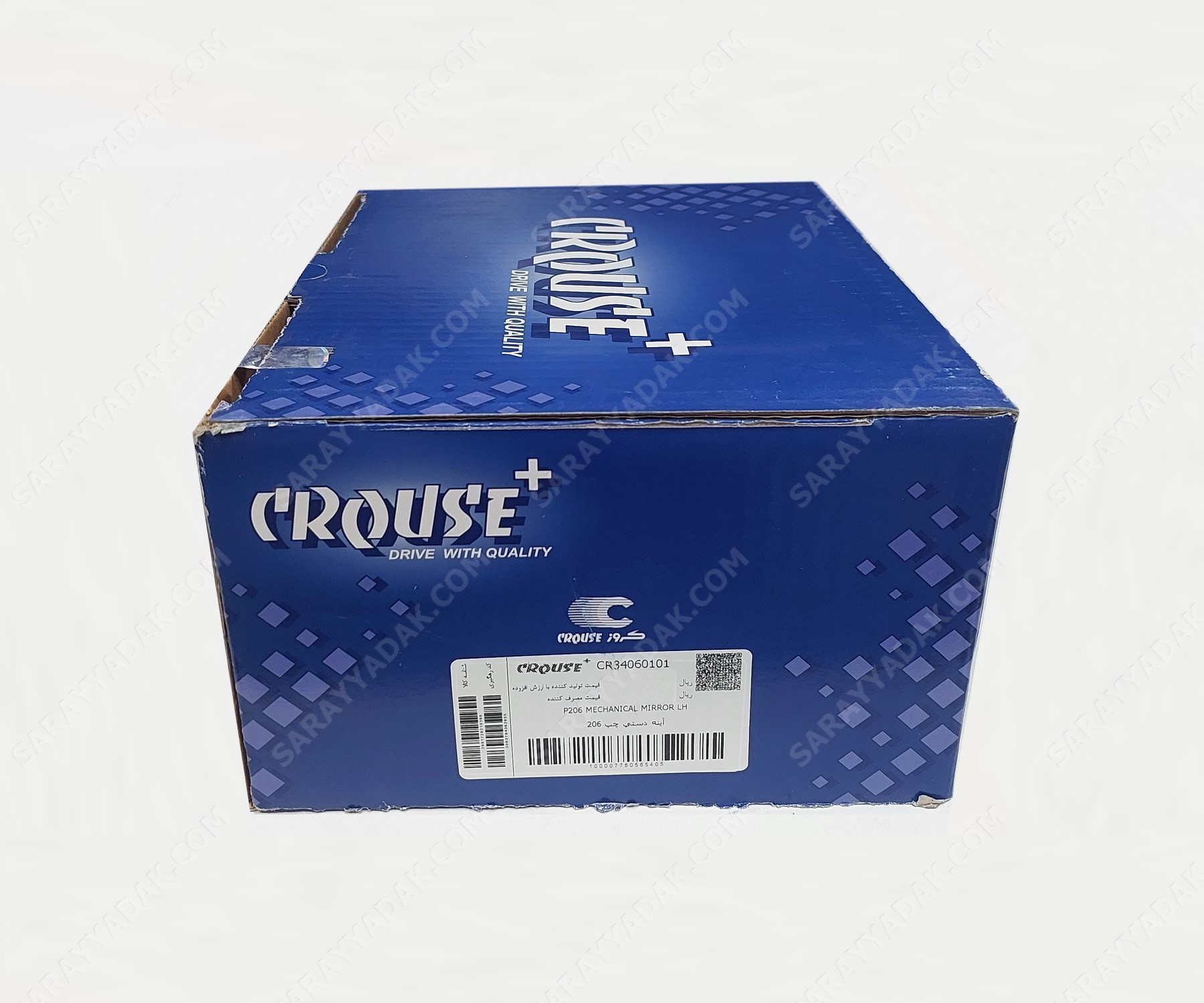 آینه بغلدستی سمت چپ پژو 206 شرکتی کروز پلاس اصل