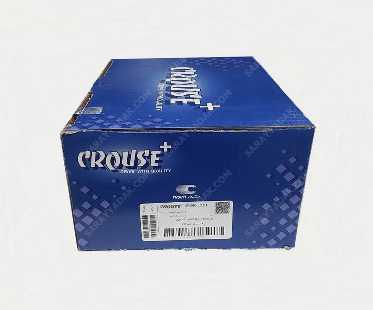 آینه بغل دستی سمت چپ پژو 206 شرکتی کروز پلاس اصل CR34060101