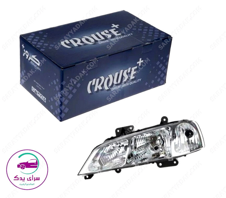 چراغ جلو چپ پژو پارس شرکتی کروز پلاس اصل