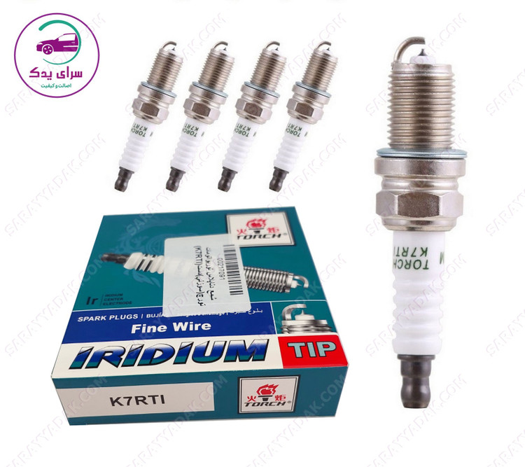 شمع پایه کوتاه سوزنی تورچ ایریدیوم K7RTI اصلی