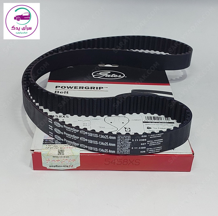 بهترین تسمه تایم پژو 206 تیپ 5 برند پاورگریپ ( گیتس ) اصل