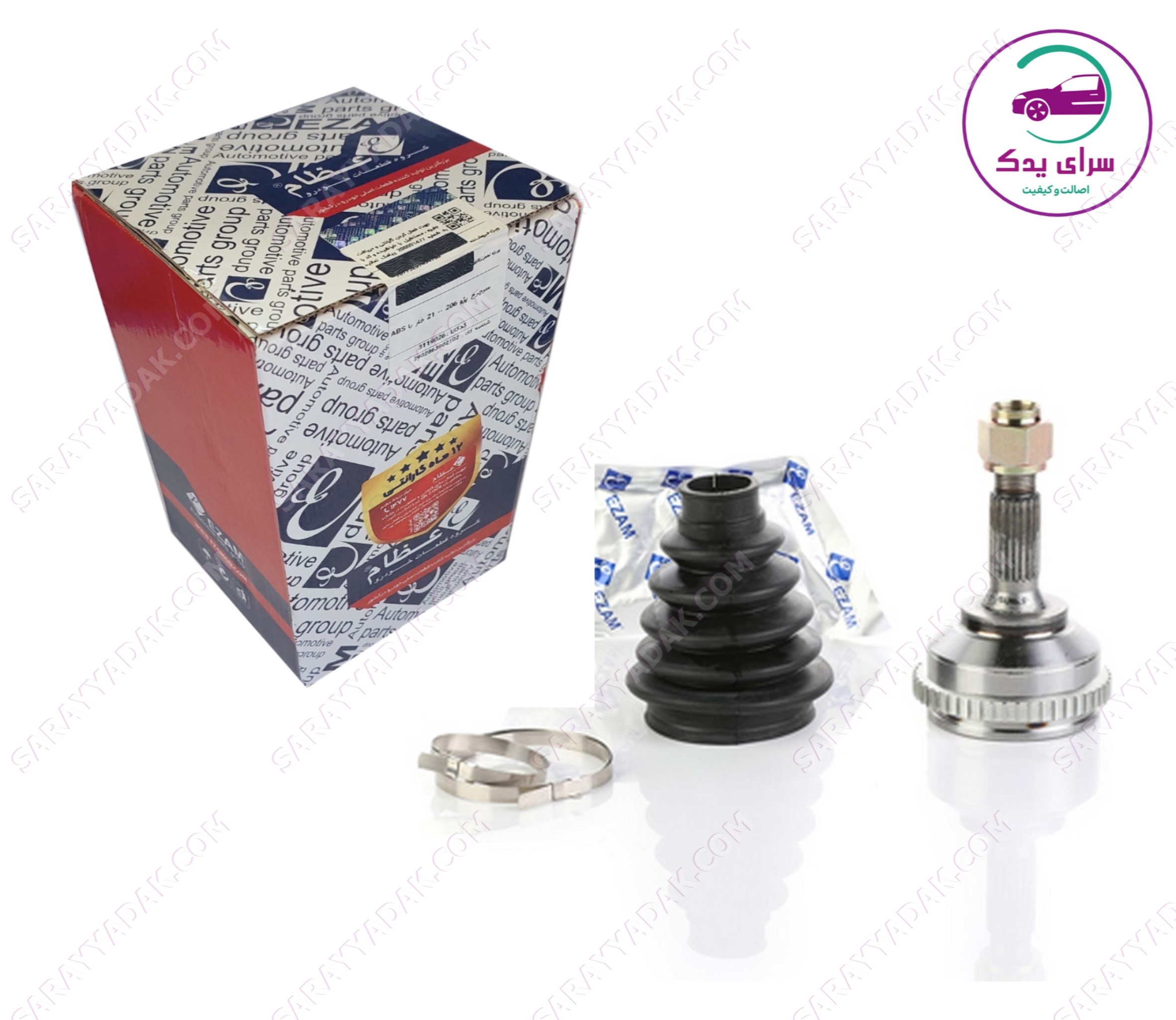 سرپلوس پژو 206 ( 21 خار ) ABS عظام