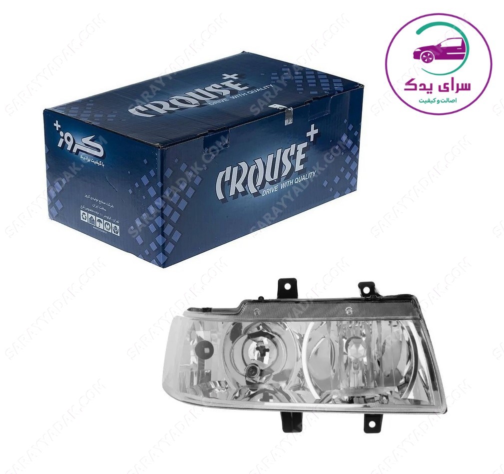 چراغ جلو راست سمند برند کروز پلاس اصل
