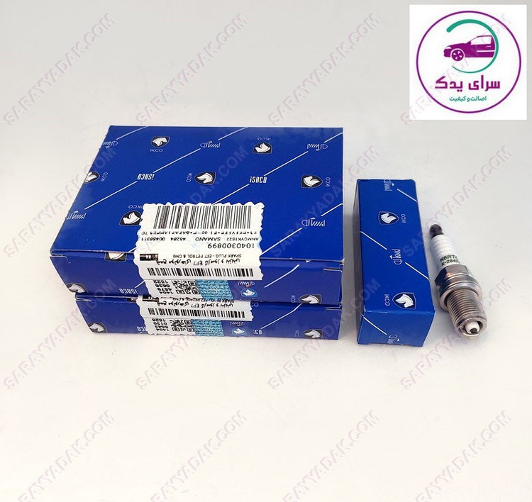 بهترین شمع موتور EF7 بنزینی و گاز سوز شرکتی ایساکو اصل