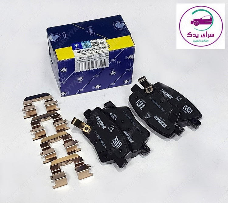 لنت ترمز عقب دنا برند تکستار شرکتی ایساکو اصل