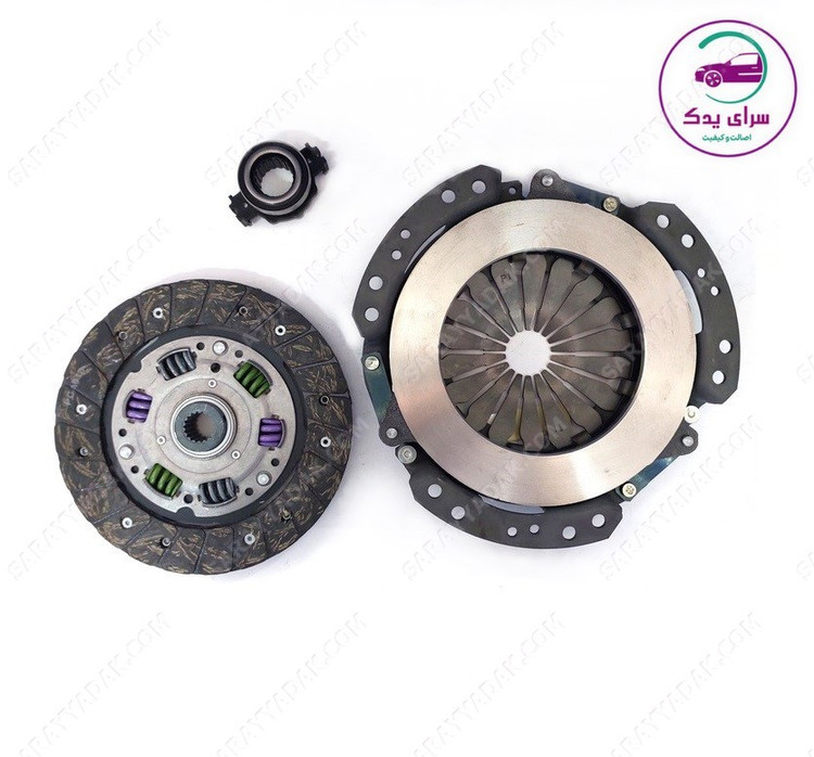کیت کلاچ پژو 405 ، پارس و سمند ( پری دمپر 6 فنر ) شرکتی ایساکو