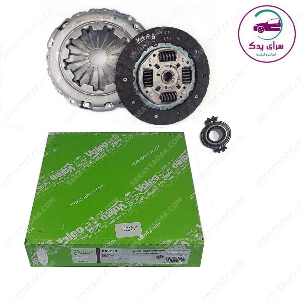 دیسک و صفحه والئو سبز ترک اصل مناسب پژو 206 تیپ 5