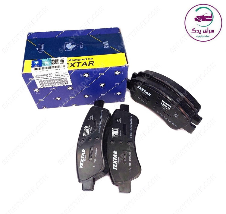 بهترین لنت ترمز جلو پژو 206 تیپ 5 برند تکستار