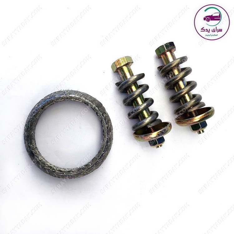 واشر گلویی اگزوز پژو 206 و سمند موتور ملی (EF7) کامل شرکتی ایساکو اصل 1631800699