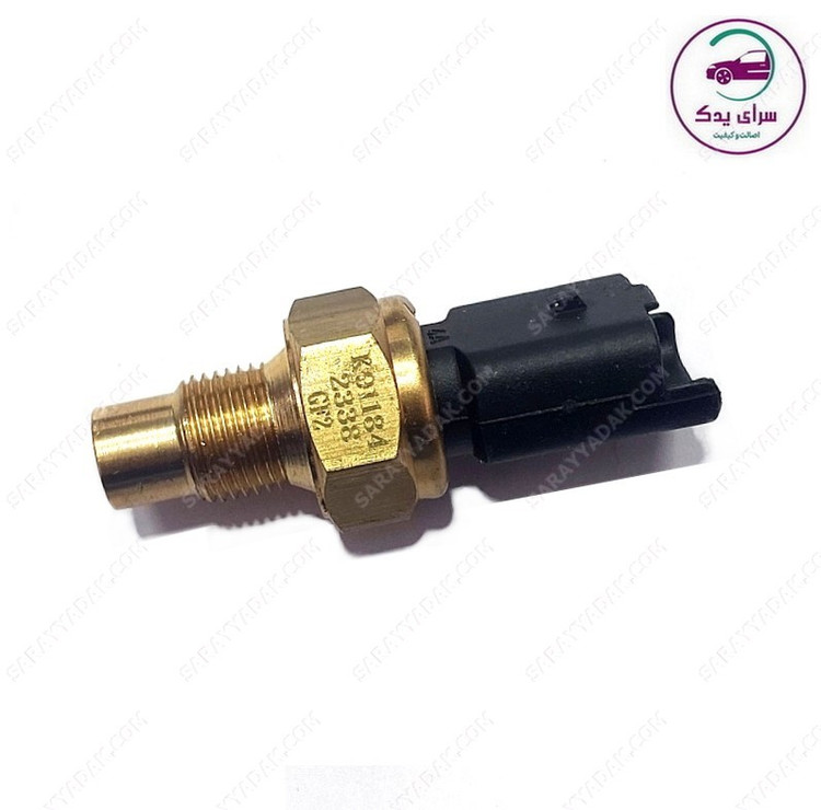 شمع آب سمند ef7 (سنسور دمای آب) 3 فیش رنگ مشکی شرکتی ایساکو اصل 0920105399