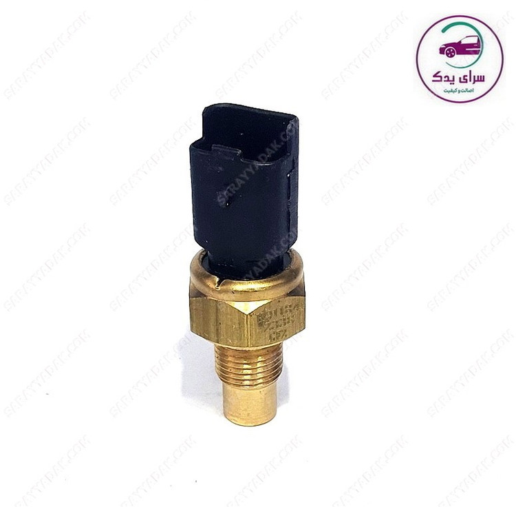 شمع آب سمند ef7 (سنسور دمای آب) 3 فیش رنگ مشکی شرکتی ایساکو اصل 0920105399
