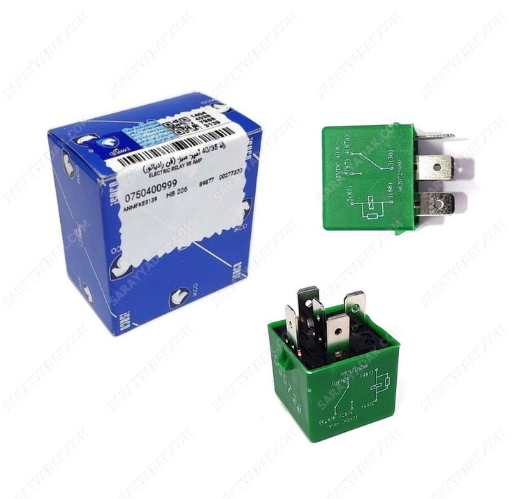 بهترین رله فن سبز 40 آمپر پژو 206