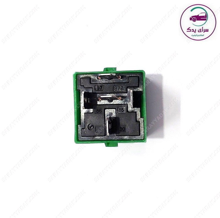 رله فن 40 آمپر سبز شرکتی ایساکو مناسب پژو 206