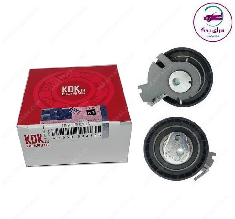 غلتک تسمه سفت کن تایم ساعتی پژو 206 تیپ5 - KDK اصلی با لیبل ویژن