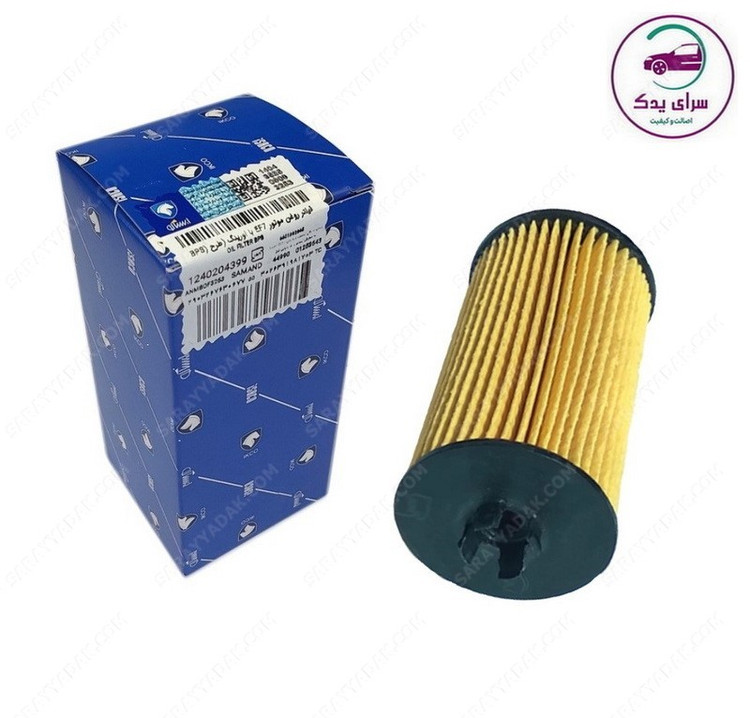 فیلتر روغن سمند موتور ملی (EF7) و دنا با اورینگ شرکتی ایساکو اصل 1240204399