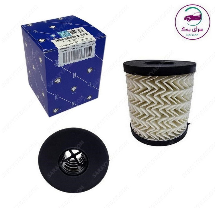 فیلتر روغن 206 تیپ 2 و تیپ 5 (موتور TU3-TU5) و 207 و رانا (با اورینگ) شرکتی ایساکو 1240202797