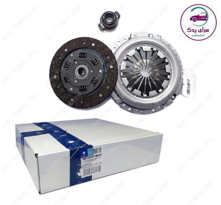 دیسک و صفحه ( کیت کلاچ ) پژو 405 ( پری دمپر، 6 فنر، طرح VALEO ) شرکتی ایساکو اصل 670302719