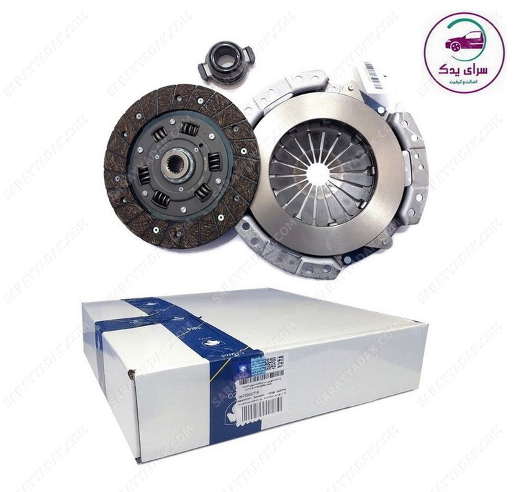 بهترین دیسک و صفحه ( کیت کلاچ ) پژو 405 ( پری دمپر، 6 فنر، طرح VALEO ) شرکتی ایساکو اصل 670302719