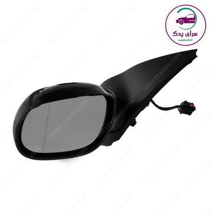 آینه بغل برقی سمت چپ پژو 206 برند کروزپلاس اصل 34060301 CR
