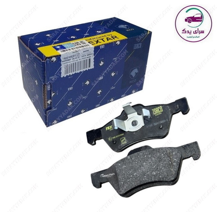 لنت ترمز دیسکی جلو هایما + S7 (دست 4 عددی) تکستار شرکتی ایساکو اصل 1620105207