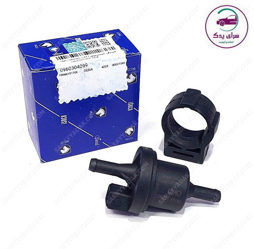 شیر برقی کنیستر سمند (موتور EF7 ) با غلاف نگهدارنده سوکت مستطیلی شرکتی ایساکو اصل