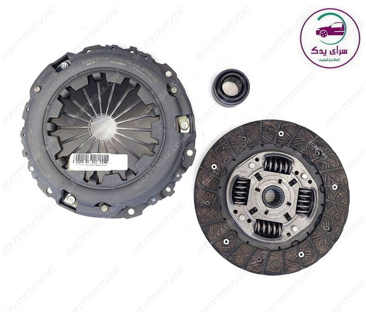 بهترین کیت کلاچ کامل ( دیسک و صفحه ) رانایی شامل دیسک، صفحه و بلبرینگ شرکتی ایساکو اصل 0670304399