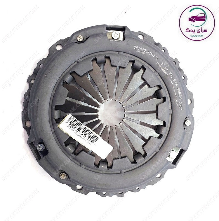 بهترین کیت کلاچ کامل ( دیسک و صفحه ) شامل دیسک، صفحه و بلبرینگ شرکتی ایساکو اصل مناسب رانا و رانا پلاس