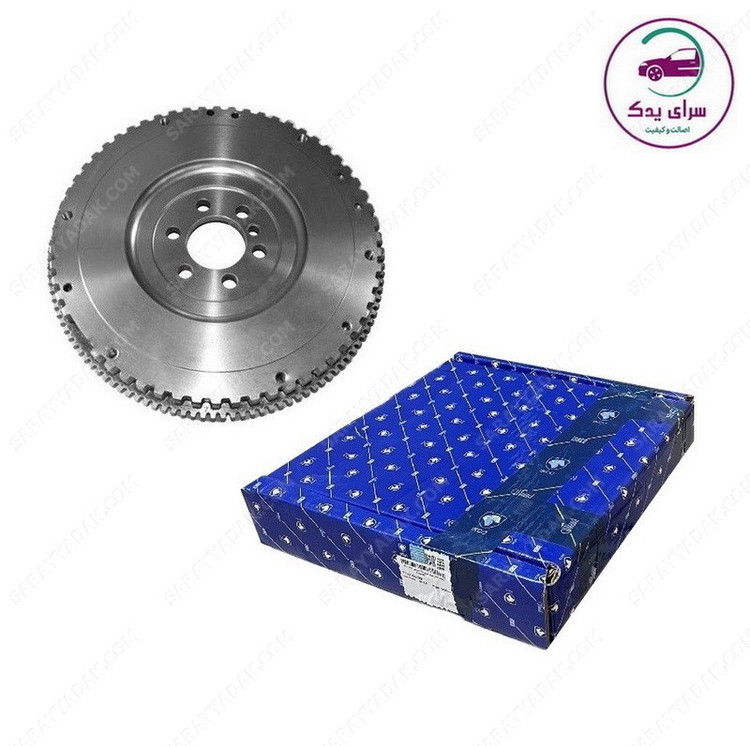 بهترین فلایول کامل بهینه پژو 206 تیپ 5 (موتور TU5) گيربكس BE-MT6 شرکتی ایساکو اصل 1190103299