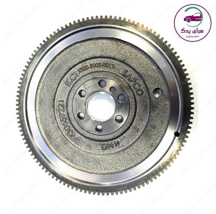 بهترین فلایول کامل بهینه پژو 206 تیپ 5 (موتور TU5) گيربكس BE-MT6 شرکتی ایساکو اصل