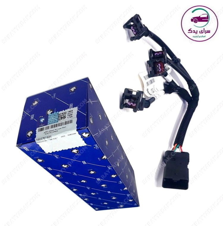 دسته سیم رابط انژکتور پژو 206 تیپ5 ( موتور TU5) برند کروز شرکتی ایساکو اصل