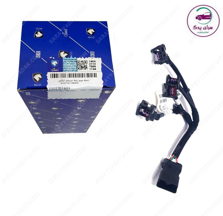 دسته سیم رابط انژکتور پژو 206 تیپ5 ( موتور TU5) برند کروز شرکتی ایساکو اصل 1002701601