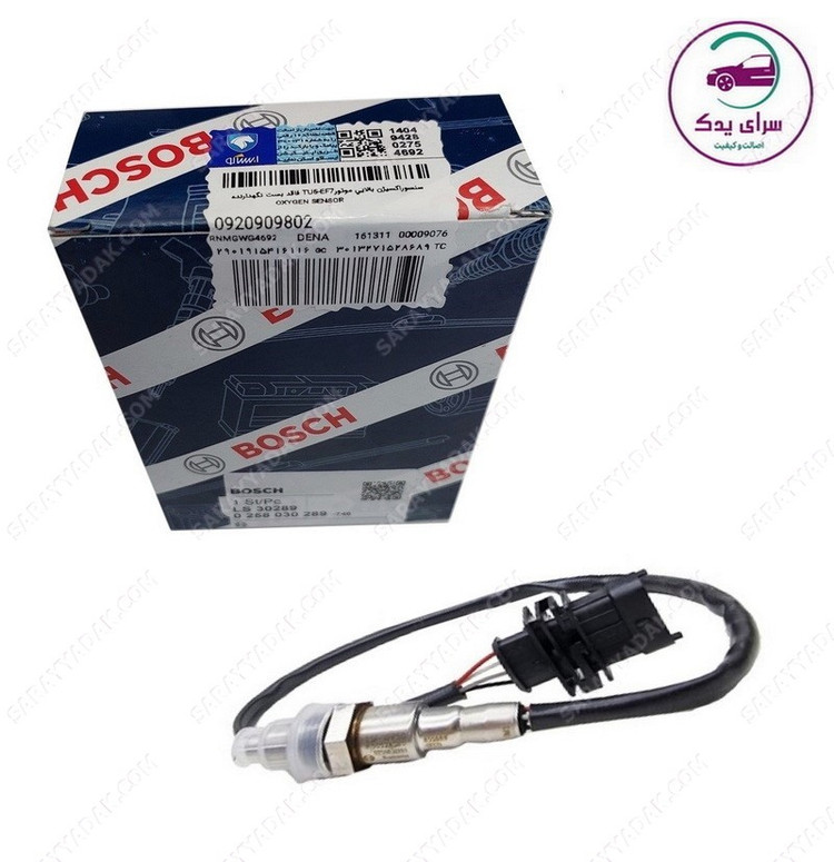 سنسور اکسیژن بالایی موتور پژو تیپ 5 (موتور TU5) و موتور ملی (EF7) با EMS:BOSCH ME17 شرکتی ایساکو اصل