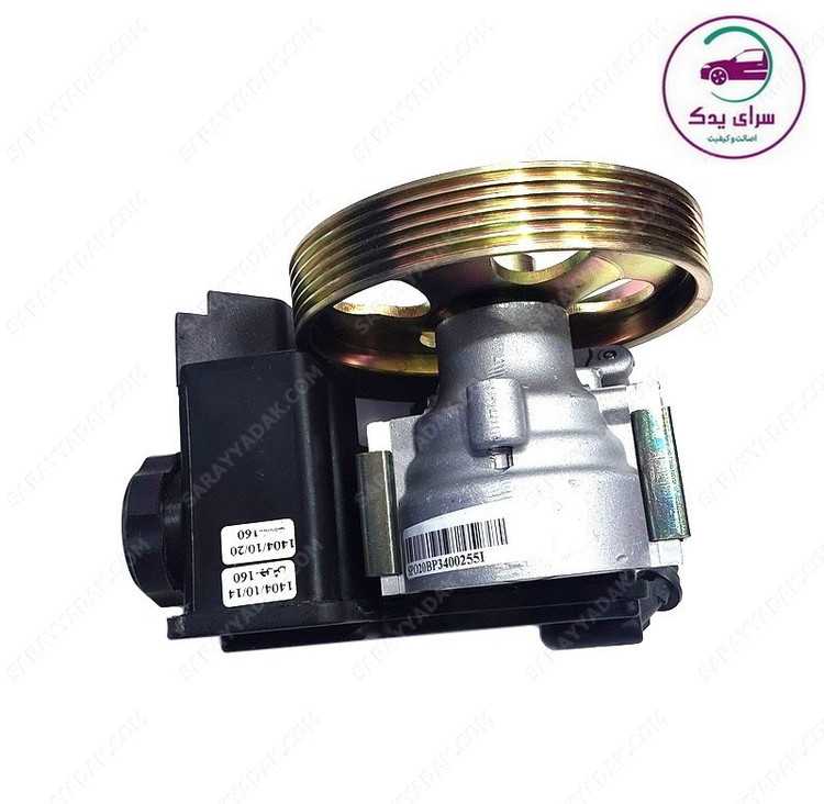 پمپ هیدرولیک فرمان موتور پژو 206 تیپ 2 شرکتی ایساکو اصل