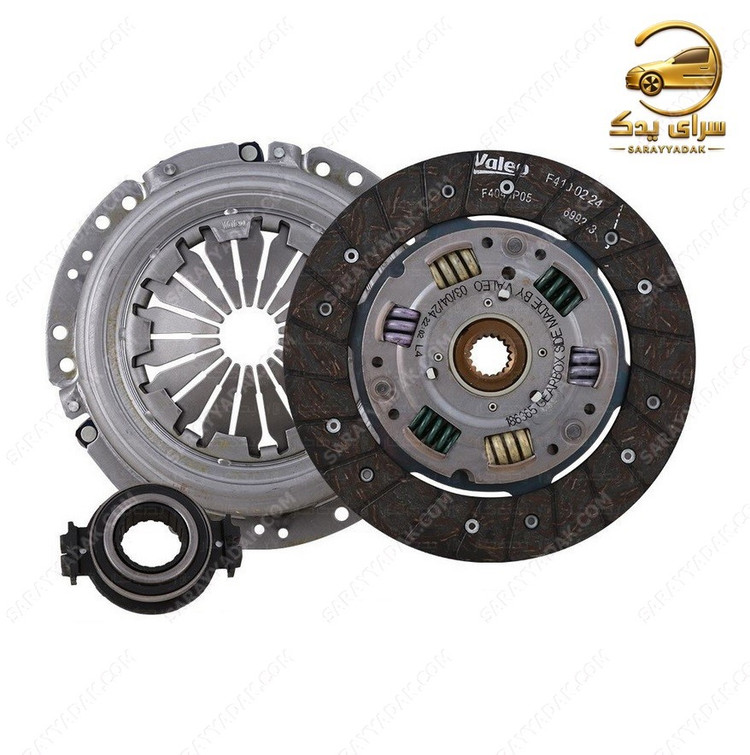 بهترین کیت کلاچ (دیسک و صفحه) ۶ فنر پری دمپر زانتیا 1800 و پژو 405 والئو ( VALEO ) سبز اسپانیا اصل با لیبل هرینگتون
